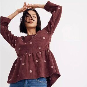Madewell Long Sleeve Blouse